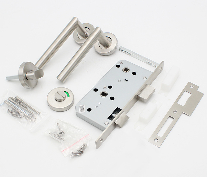 The bathroom lock，Stainless steel 304 sanding