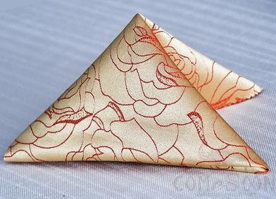 Napkin,48*48cm,Champagne red peony