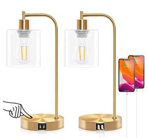 Table Lamp, Non-Dimmable （Golden）