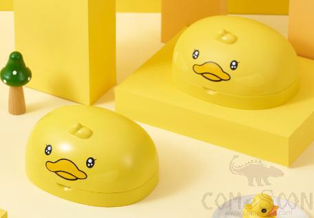 Little Yellow Duck Soap Box,PP,13.3*11.2*7cm