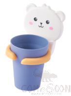 Bear Wall Mount Toothbrush Holder,PS,8.6*9.7*6.2cm