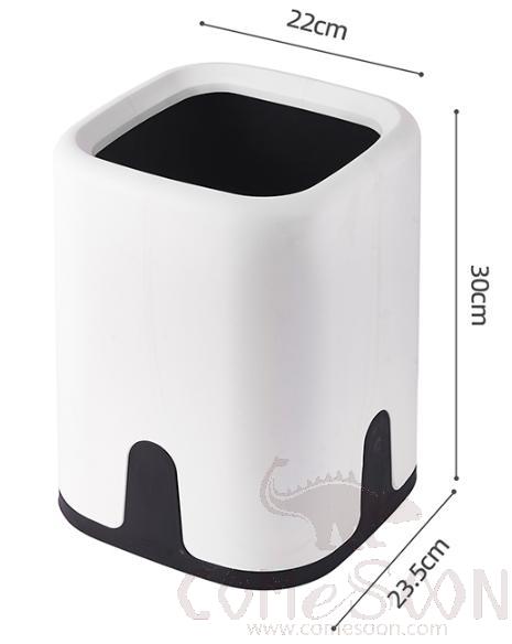 13L Double-Layer Trash Can,pp,Top 22cm，Down23.5cm，Height30cm