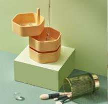 Rotating Jewelry Box,HIPS,13.8*12.8*9.5cmcm
