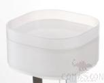 Medium 4 Grid Japanese Frosted Storage Box,PP,12.2*12.2*10.3cm