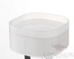 Small 4 Compartment Storage Box,PP,12.3*12.3*6.2cm