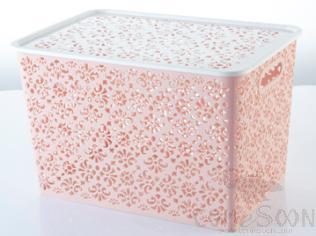 Large Hollow Storage Box (Bottom),PP,32*23*23cm