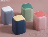 Shake Lid Desktop Trash Can,PP,13.5*13.5*17cm