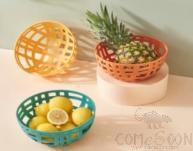 Bird'S Nest Round Fruit Plate,PP,22*10cm