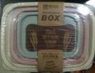 Maixiang Three-Piece Fresh-Keeping Box (Large, Medium And Small),PP,25*17*8.5cm