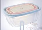 Rectangular Love Three Piece Set,PP,26.5*18*10cm