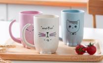 Maixiang Cat Mouth Cup,wheat,7*6*10.9cm