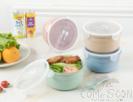 Maixiang Round Lunch Box,wheat,17*13*9cm