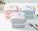 Double-Layer Pony Haili Lunch Box (Including Tableware),pp,17*12*11cm