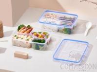 Four-Compartment Sealed Lunch Box,PP,23*16.5*6.5cm