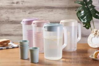 2750Ml Cold Kettle (With 4 Cups) Set,PP,20*13.5*24cm