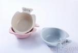 Cartoon Printed Small Fish Bowl,wheat,15.*12*4cm