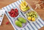 Square Large Rattan Fruit Basket,PP,23.5*7.5cm
