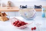 Large Rectangular Rattan Fruit Basket,PP,33*21*8.5cm
