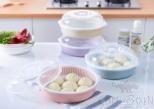 Small Drip Basket With Lid,PP,25.5*23.5*10cm
