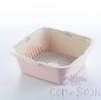 Double-Layer Square Drip Basin (Small),PP,24.5*17*8cm