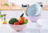 Large Flower Fruit And Vegetable Basket,PP,PP