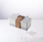 Ribbon Two Sets Of Seasoning Box,PP,16*10*7.3cm