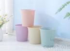Small Striped Trash Can,PP,20.5*15.5*22cm