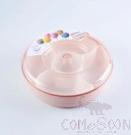 Nordic Style Round Five Grid Candy Box,PS,26.5*9cm