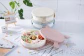 Nordic Style Round Biscuit Candy Box,PP,28X9cm