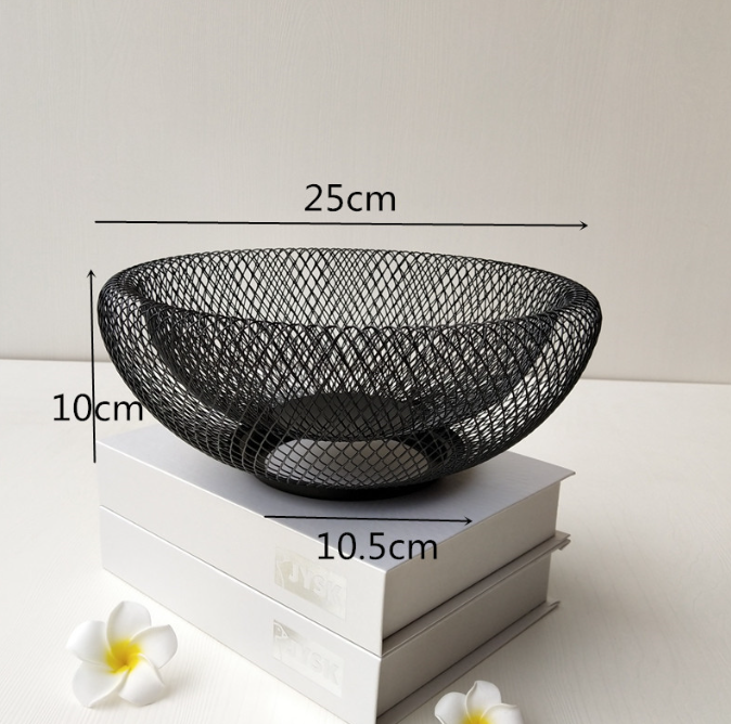 Iron fruit basket,D 25cm*L 10cm