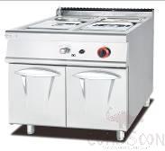 AG700-series industrial hot food gas bain marie with cabinet