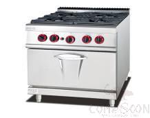 AG700-series 4-burner Gas Range with Gas Oven
