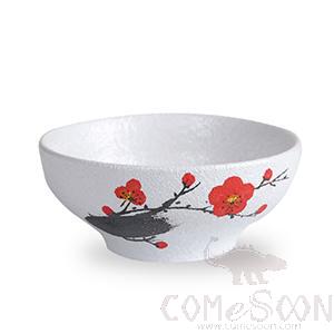 4.5&quot; Meal ancient bowl (red plum)