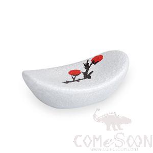 Ingot Chopstick Rest (Red Plum)