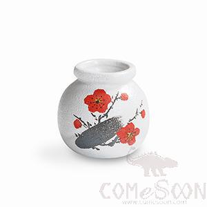 Spherical toothpick holder (red plum)