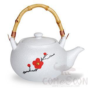 Spherical Pot (Red Plum)