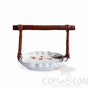 10&quot; Pinch Side Hanging Tray (Red Plum)