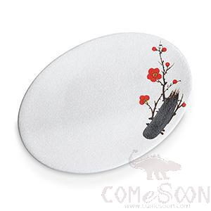 11&quot; Denier flat plate (red plum)