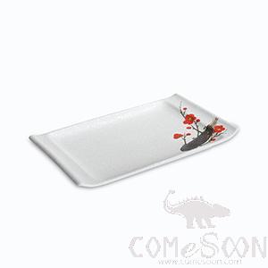 10&quot; Triumph Rectangular Plate (Red Plum)