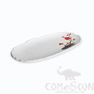 9.5&quot; Lace Dish (Red Plum)