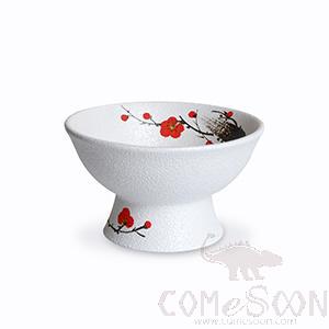 5.5&quot; tall bowl (red plum)