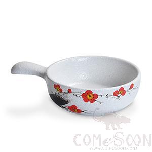 7&quot; Handle Pot (Red Plum)