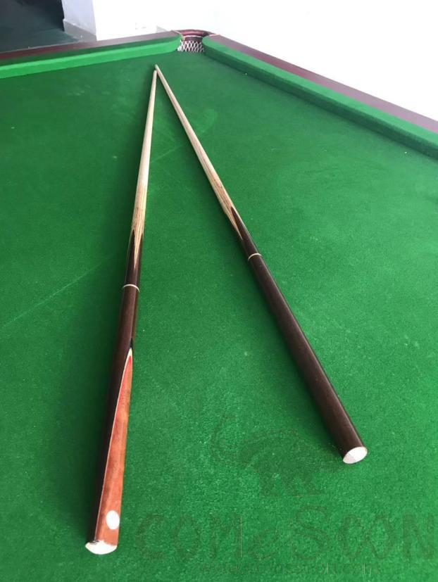 British standard double billiard cue,145cm,Oak