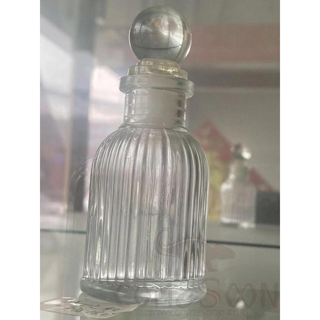Vertical bar Roman pillar shaped aromatic glass bottle,100ml