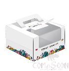 Mini Cake Box 
 Crazy Doodle
4 Inch，15*15*10.5cm