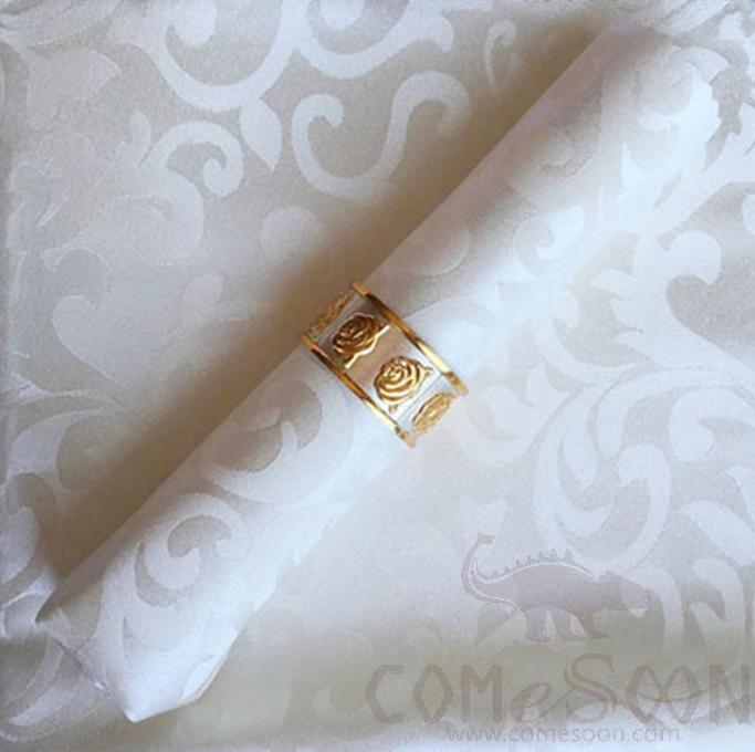 Napkin,48*48cm,Rice white hook