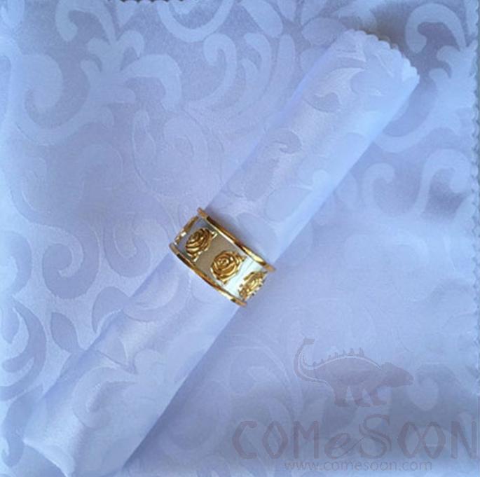 Napkin,48*48cm,Pure white double hook