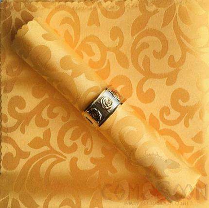 Napkin,48*48cm,Golden double hook