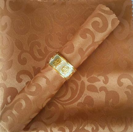 Napkin,48*48cm,Brown double hook