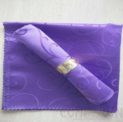 Napkin,48*48cm,Purple single hook